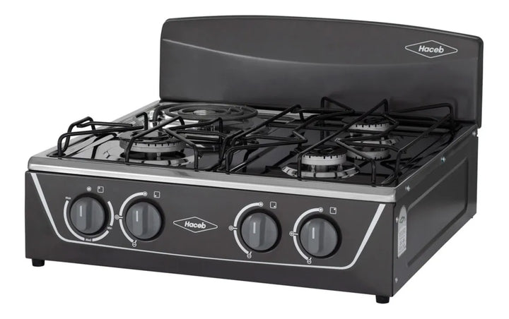 Estufa De Mesa Avellana Torre Mixta 3x1 Gp Plata Haceb Plateado