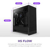 Carcasa Atx Media Torre Para Juegos Alto Flujo De Aire