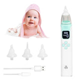 Aspirador Nasal Electrico Recargable Musical Para Bebe Agua