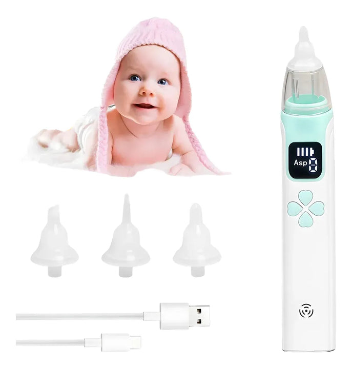 Aspirador Nasal Electrico Recargable Musical Para Bebe Agua