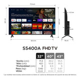 Televisor TCL 32 S5400AF FHD - Smart TV Google