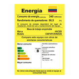 Estufa De Empotrar Tandoori Cristal Gas Natural Haceb 9002295 Color Negro