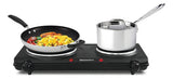Estufa Eléctrica Portátil Cocina Dos Puestos 1700 W Bgs102b Color Negro