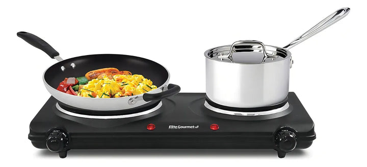 Estufa Eléctrica Portátil Cocina Dos Puestos 1700 W Bgs102b Color Negro