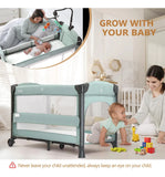 Cama De Noche 3 En 1 Para Bebé Con Colchón Y Bolsa De Transp