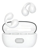Audífonos Conducción Ósea De Clic Inalámbricos Bluetooth Color Blanco