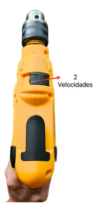 Combo Taladro 1/2 Y Pulidora De 4.5 Pulgadas Amarillo