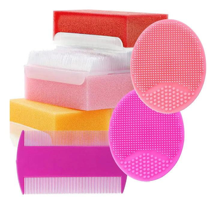 Esponjas De Bano De Bebe Para Recien Nacidos, Cepillo Para C