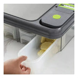 Cortador De Verduras Mandolina 28 En 1 Rallador Rebanador Gris