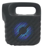 Parlante Bluetooth / Radio Recargable Con Linterna Portátil Negro