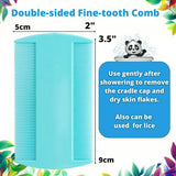 Set De Cepillo Y Peine Para Costra Láctea En Bebés - Kit De