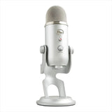 Micrófono Blue Yeti Condensador Omnidireccional color silverS
