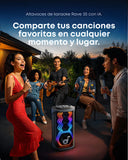 Parlante Bluetooth Soundcore Rave 3s Con 2 Microfonos 200w Color Negro