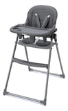 Silla Alta Plegable Para Bebés Y Niños Con Bandeja Gris
