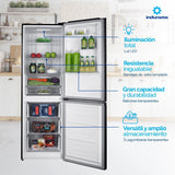 Nevera Indurama Tipo Europeo Ri-6357 Negro