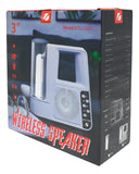 Parlante Linterna Bluetooth Recargable Radio Fm Usb Memoria Color Blanco