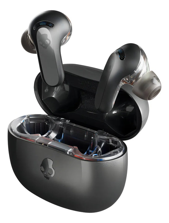 Audifono Skullcandy Rail Anc True Black True Wireless Color Negro Luz Negro
