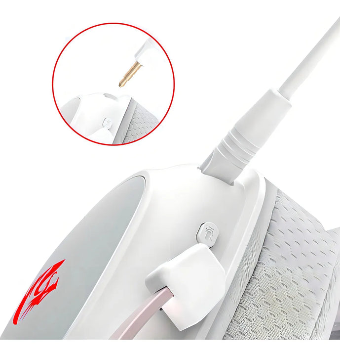 Auriculares inalámbricos para juegos Redragon Zeus Pro, 2,4 GHz, 7.1 Rgb, blancos