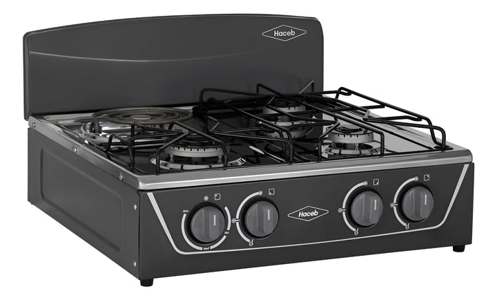 Estufa De Mesa Avellana Torre Mixta 3x1 Gp Plata Haceb Plateado