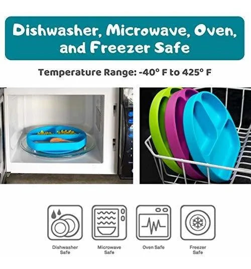 Plato De Silicona Para Bebés