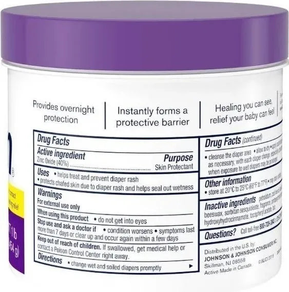 Desitin Bebe Máxima Potencia Morada Crema Original 16oz 1lb