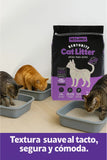 Arena Gatos Premium Control Olor Doble Aroma Talco Bebé 25kg