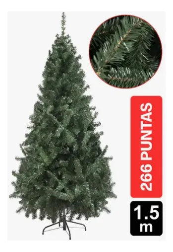 Árbol De Navidad, Pino Roma De 1.50 Mtrs. Verde