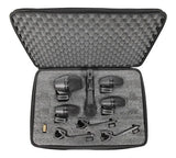 Kit Micrófonos Batería Shure Pgadrumkit5 5 Piezas Color Negro