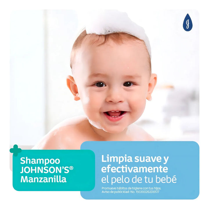 Shampoo Manzanilla 400ml Johnson & Johnson