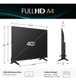 Televisor Hisense Serie A4 De 40 Smart Fire Tv Hisense