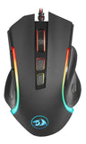 Kit Gamer Redragon Kumara K552 Español + Mouse Grifin Rgb Color Del Mouse Negro Color Del Teclado Negro