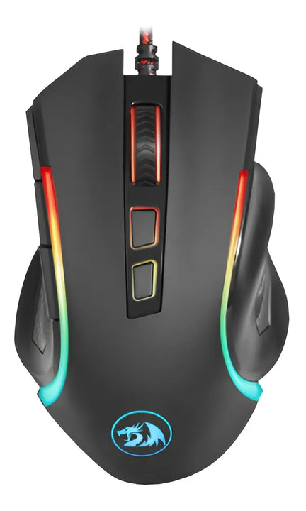 Kit Gamer Redragon Kumara K552 Español + Mouse Grifin Rgb Color Del Mouse Negro Color Del Teclado Negro