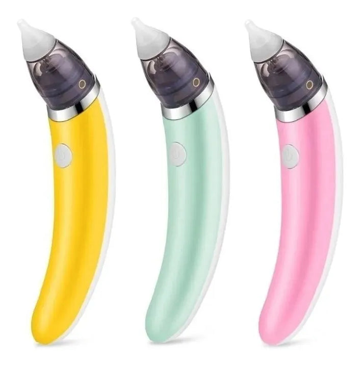 Aspirador Nasal Para Bebés Limpiador Eléctrico De Nariz Verde Claro