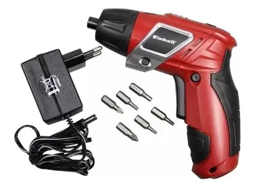 Atornillador Inalámbrico Destornillador Einhell 3,6v 200rpm Rojo