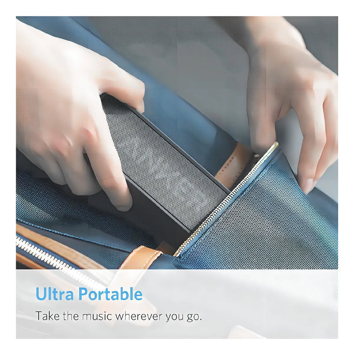 Bocinas Portátiles para Exterior Subwoofer Anker Soundcore Modelo Resistente con 6W 24H Reproducción Bluetooth Bocina para TV Karaoke Portátil Waterproof IPX7 con Control de Graves Color Negro