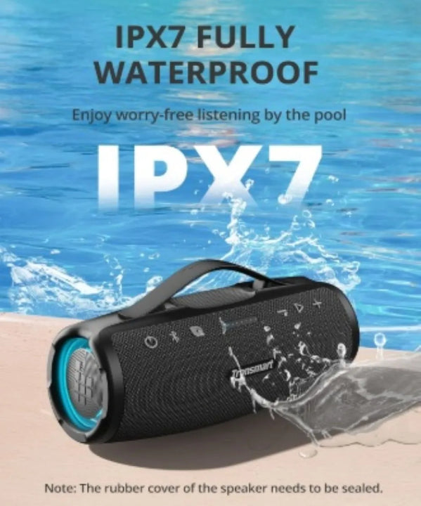 Parlante Tronsmart Mirtune S100 Bluetooth Portátil Ipx7 Negro