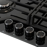 Estufa De Empotrar Challenger 4 Puestos Vidrio Sq 6767 Ae