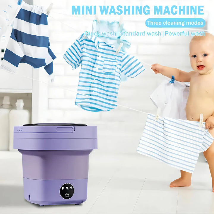 Mini lavadora portátil, lavadora, ahora