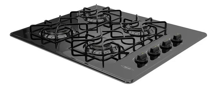 Estufa De Empotrar Esmaltada 60x50 Cm Gas Natural Haceb Color Negro