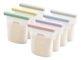 5 Bolsas De Silicona Grado Alimenticio Para Leche Materna
