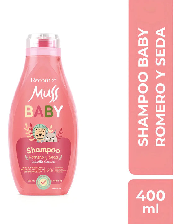 Champú Para Bebés Muss Baby Romero Cabello Oscuro 400ml