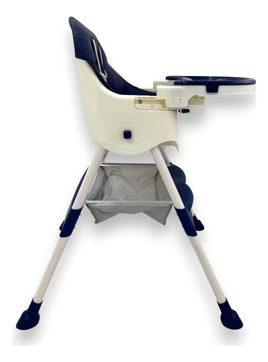 Silla De Comer 3 En 1 Kidshop Cy006 Plegable Azul