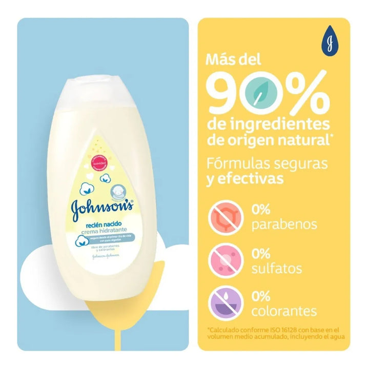 Crema Hidratante Johnsons® Recién Nacido 200ml