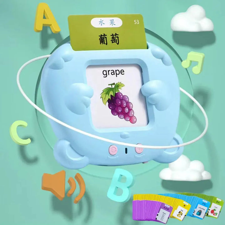 Juguetes Aprendizaje Lectura Español 224 Palabras Color Azul