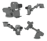 Soporte universal para celdas de coche, cierre automático, color negro