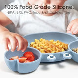 Rocced Platos Con Ventosa Para Bebé, Platos De Silicona Con