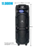 Parlante Inalámbrico Torre De Sonido Bluetooth Sonivox 11000 Negro