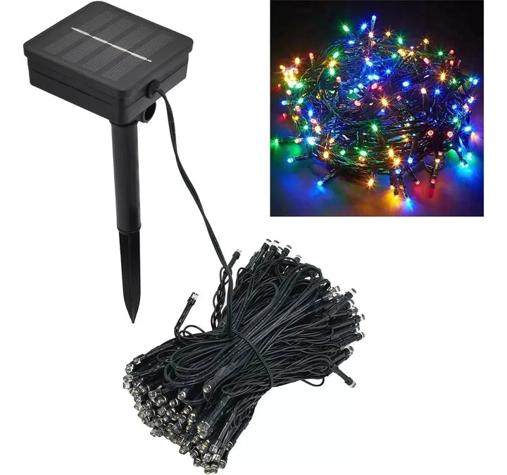 Instalacion Navideña Para Arbol Navidad 200 Led Lineal 20m Multicolor