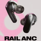 Audifono Skullcandy Rail Anc True Black True Wireless Color Negro Luz Negro