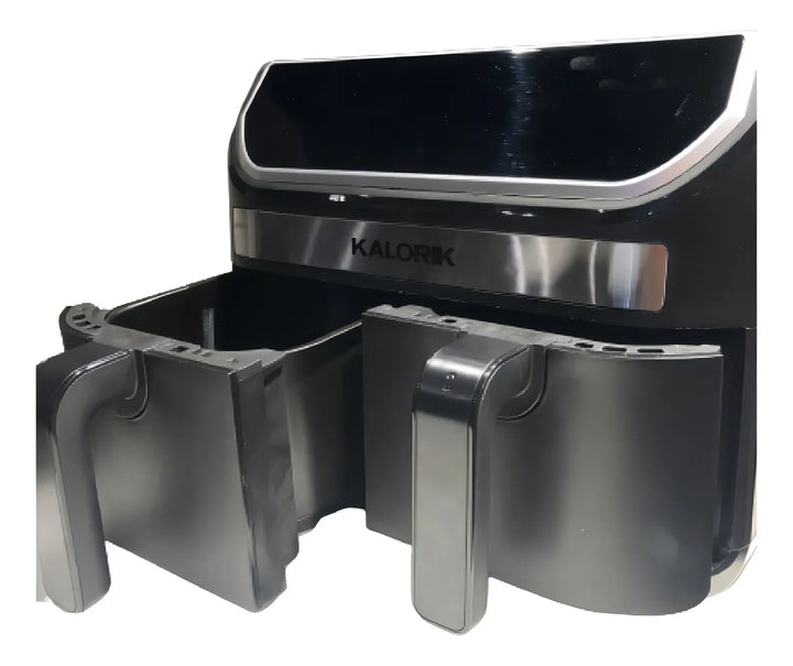 Freidora De Aire Kalorik De 8.5 Lts Doble Canasta Airfryer Negro